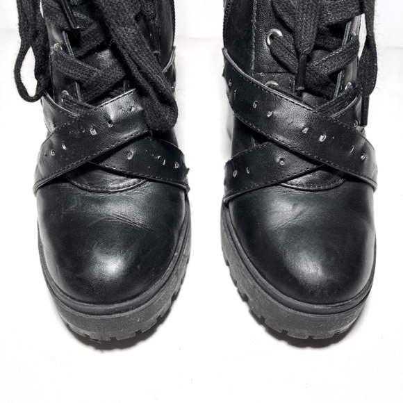 Steve Madden Latch-R Heeled Combat Boot - Picture 7 of 15